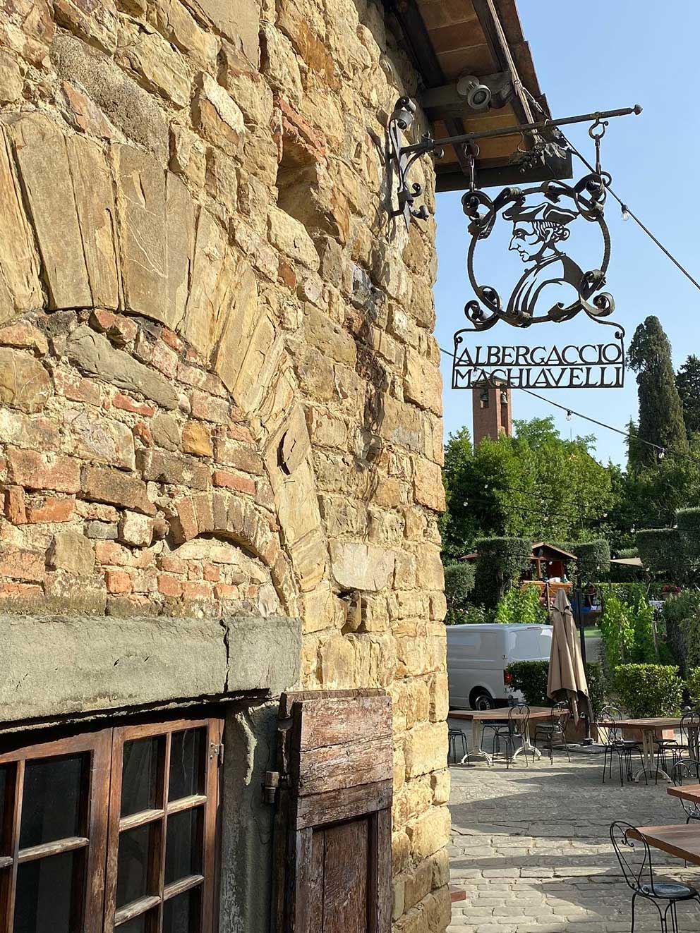 The House of Machiavelli in Tuscany Italy