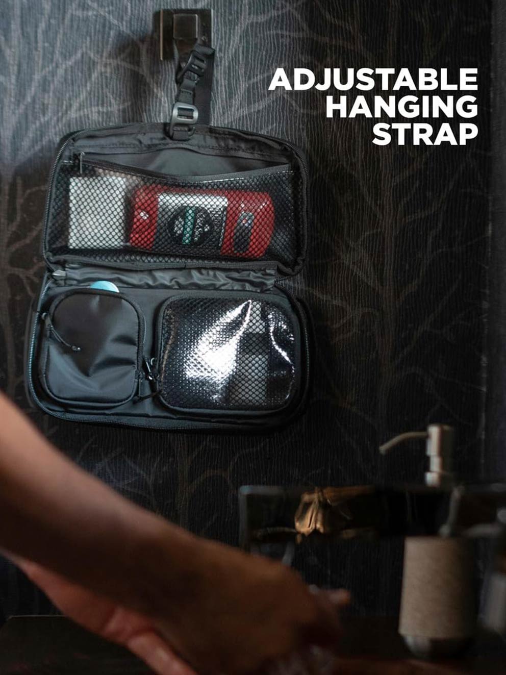 Water Resistant Toiltetry & Cosmetic Travel Bag