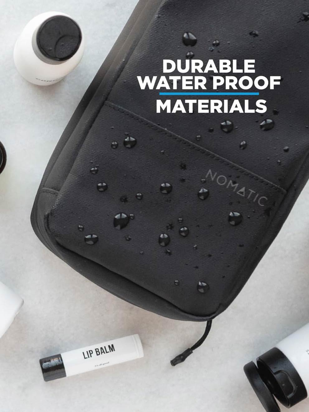 Water Resistant Toiltetry & Cosmetic Travel Bag