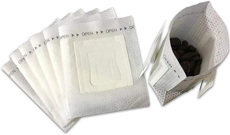 Boolavard 100Pcs Portable Hanging Ear Drip Coffee Bags