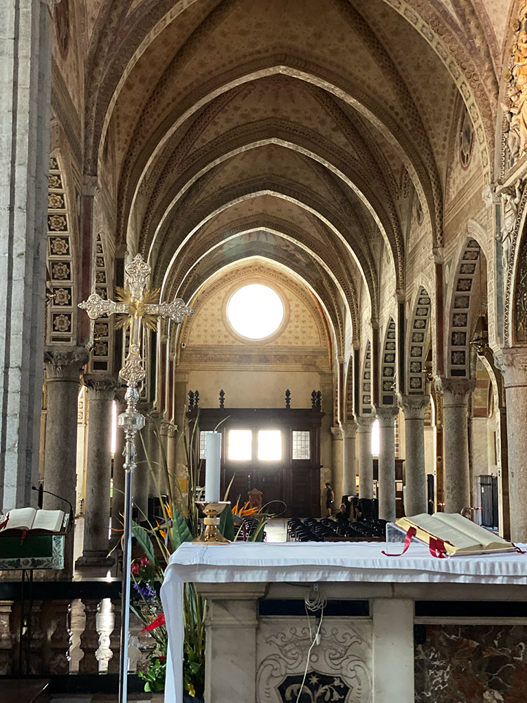 The Last Supper and The Convent of Santa Maria delle Grazie in Milan Italy